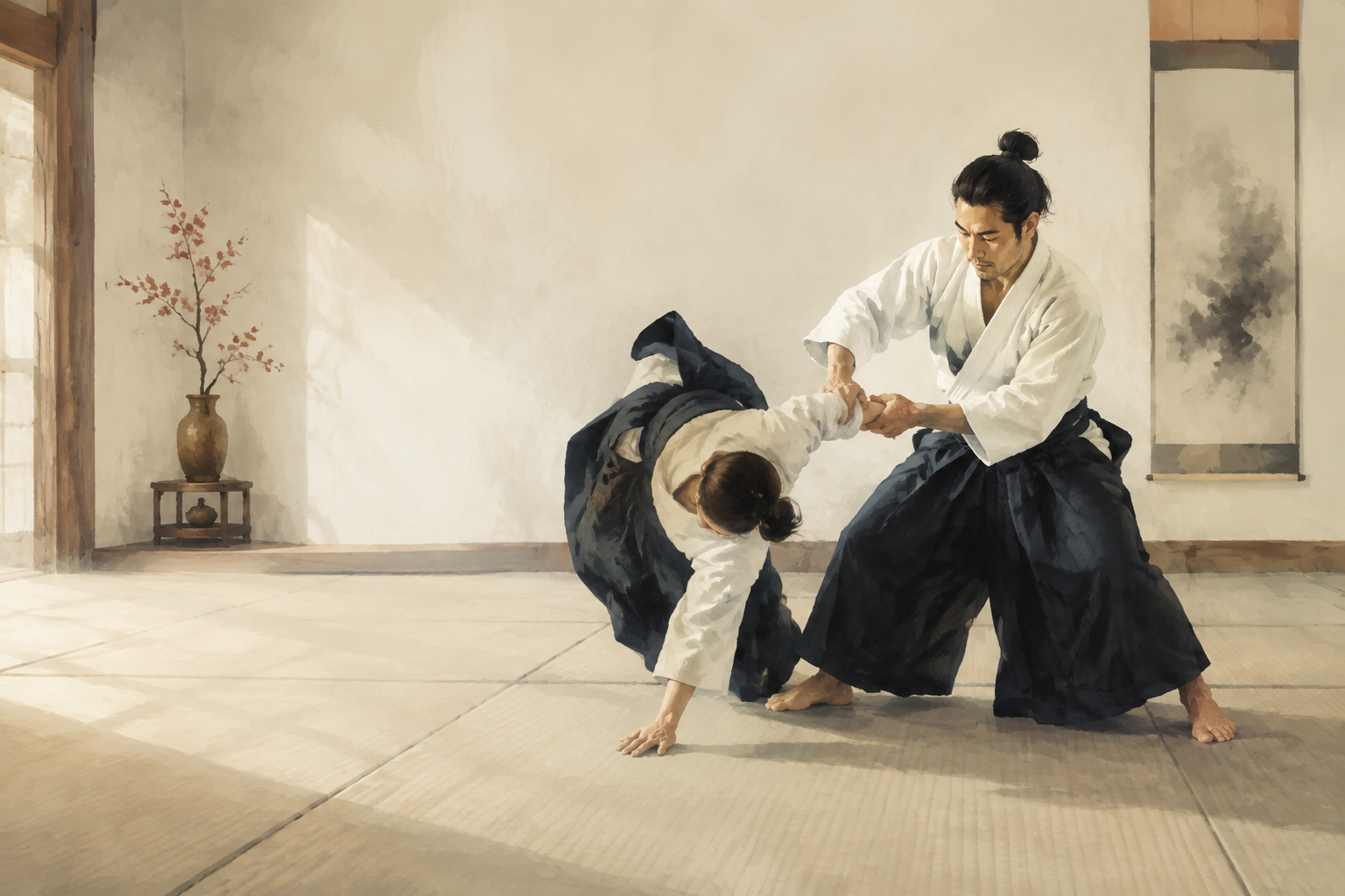 L’Aikido hero L'Aikido illustration hero